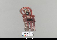 藏品(中國湖北皮影戲道具-太師椅)的圖片